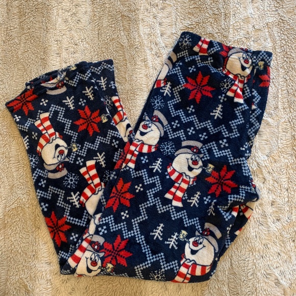 Frosty the Snowman pajama pants L - Picture 2 of 4